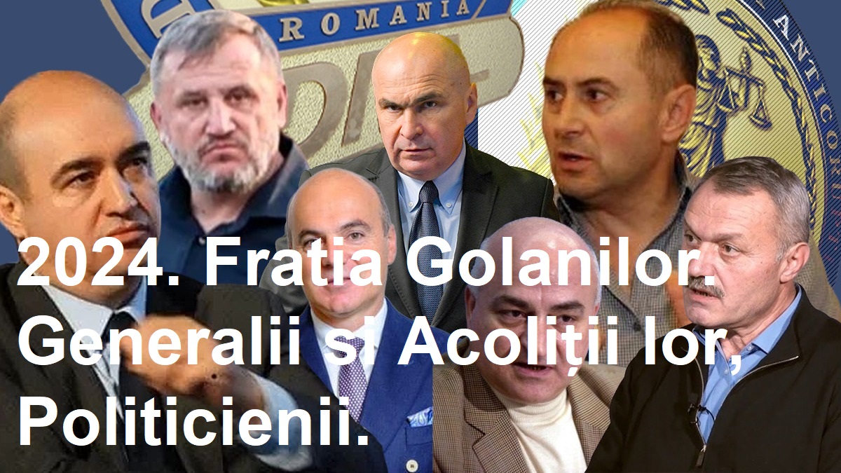 2024. Fratia Golanilor. Generalii si Acolitii lor, Politicienii. 2024. Fratia Golanilor. Generalii si Acolitii lor, Politicienii.