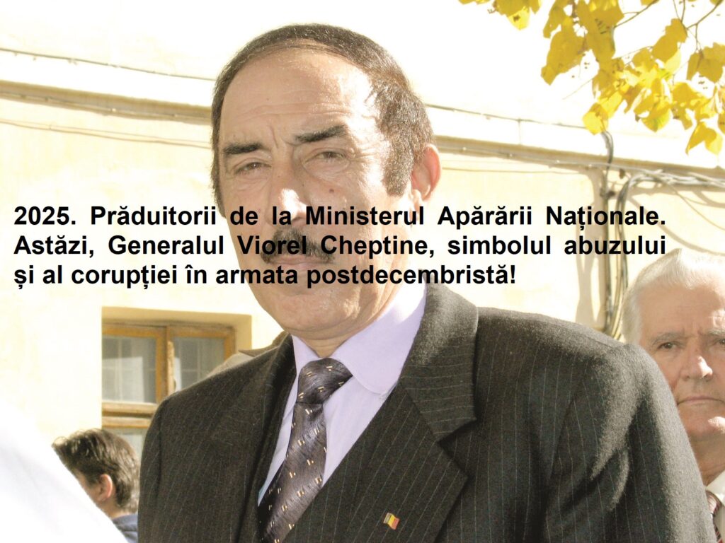 2025. Prăduitorii de la Ministerul Apărării Naționale.
