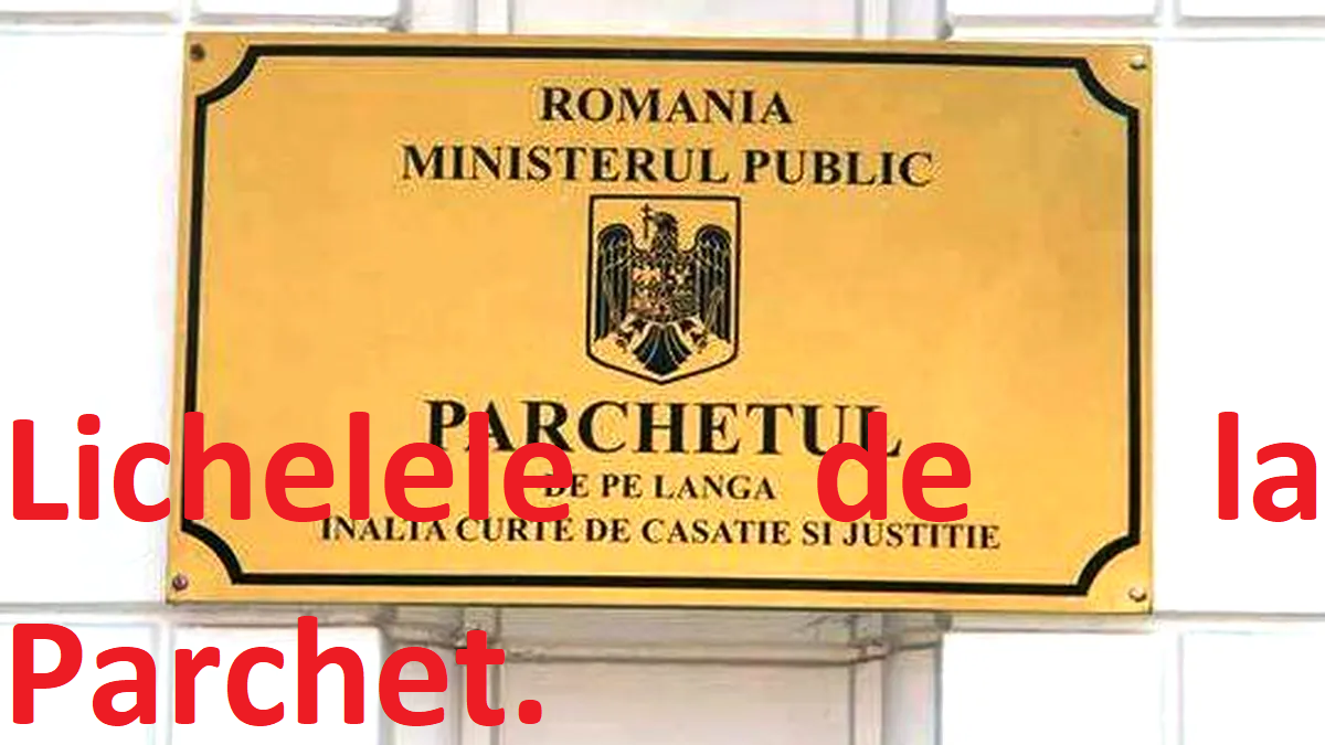 2026. De ce nu funcționează instituțiile statului. D-aia. Astăzi, tot lichelele de la Parchet. 2026. De ce nu funcționează instituțiile statului. D-aia. Astăzi, tot lichelele de la Parchet.